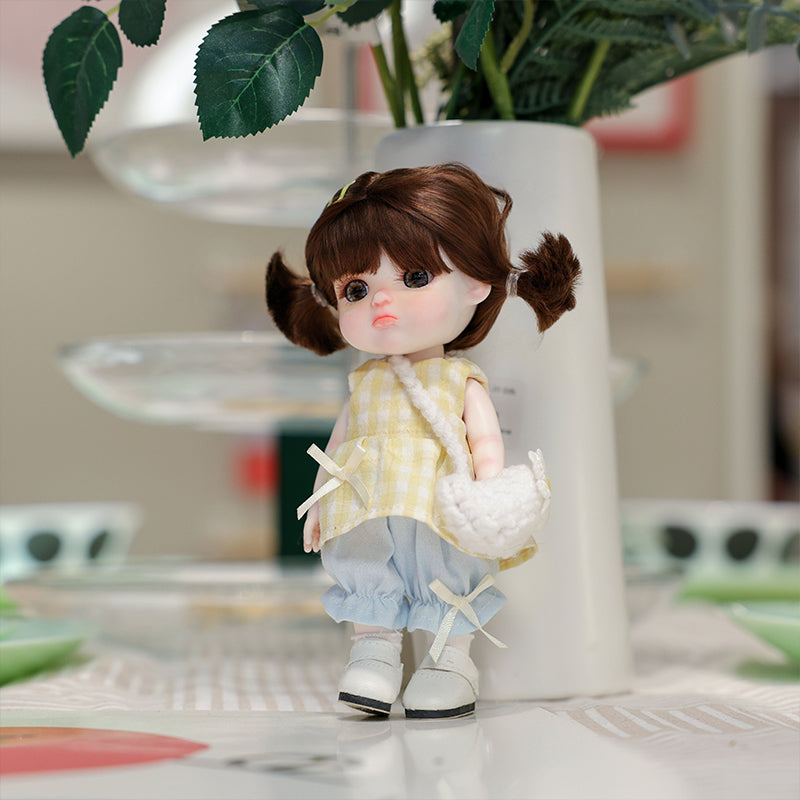Cloveray 6-Inch Porcelain Doll · Handmade Collectible Edition