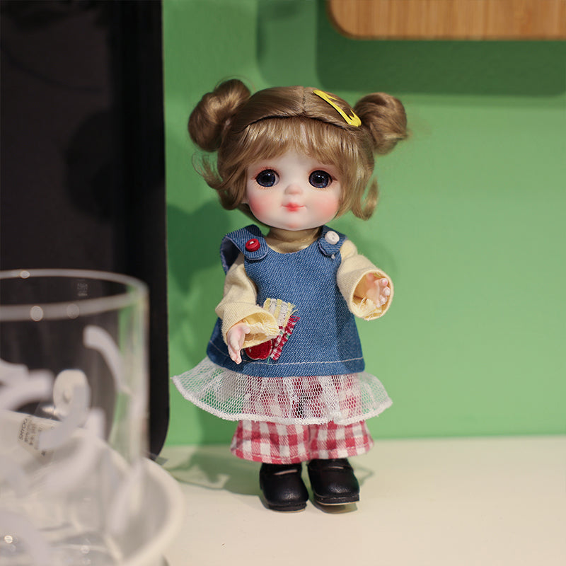 Cloveray 6-Inch Porcelain Doll · Handmade Collectible Edition