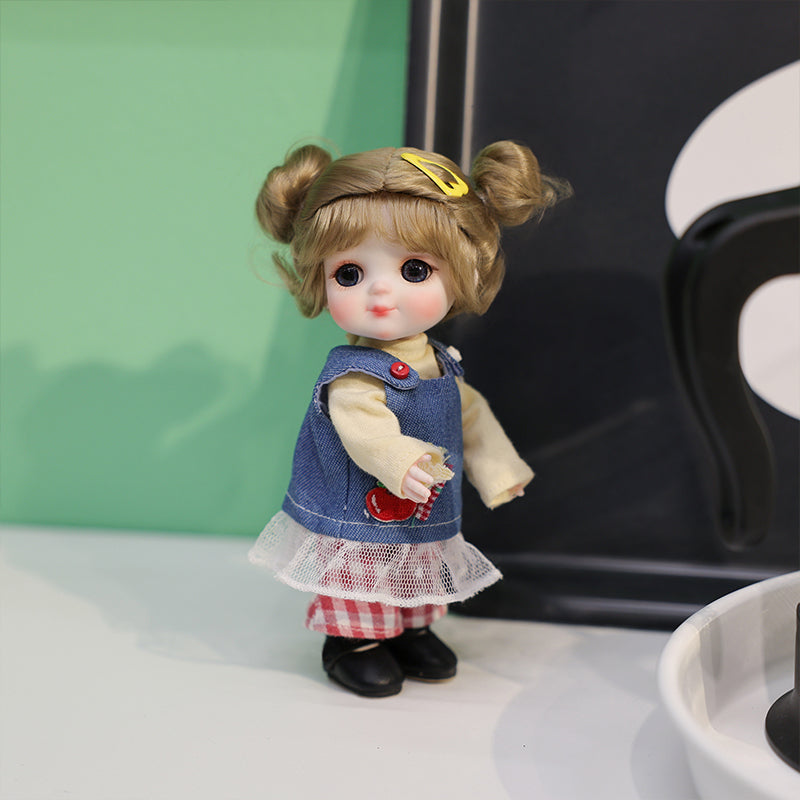 Cloveray 6-Inch Porcelain Doll · Handmade Collectible Edition
