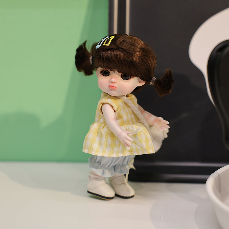 Cloveray 6-Inch Porcelain Doll · Handmade Collectible Edition