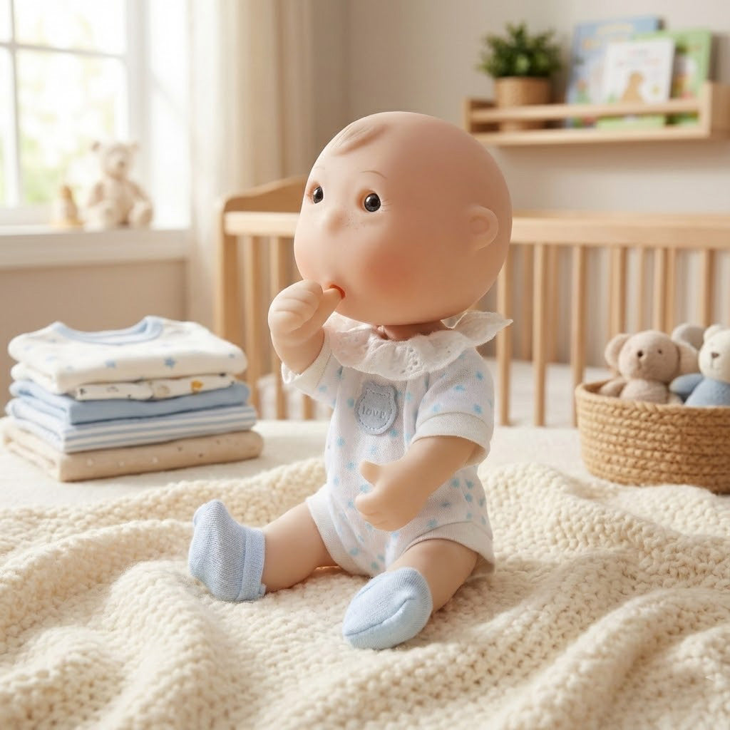 Cloveray 7-inch adorable mini  vinyl doll