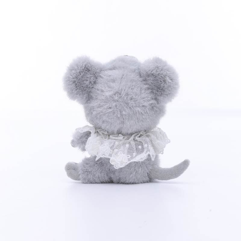 Cloveray 8 Inch High-Quality porcelain Cheeks Plush Gray Koala Hat Doll.