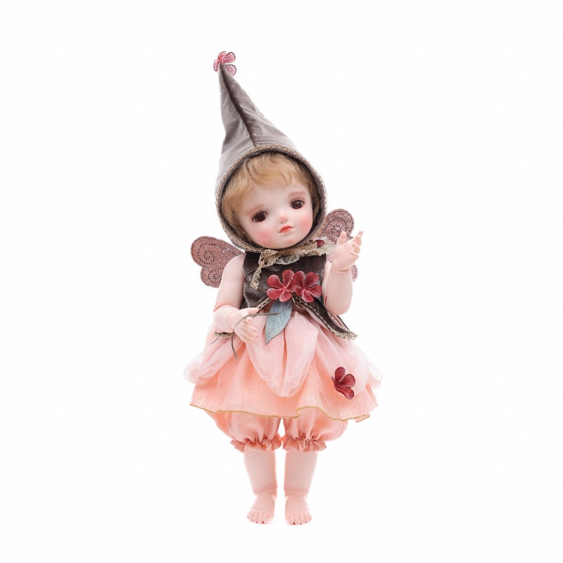 Cloveray 20-Inch  Aimee Articulated Doll with Hand-Rooted Curls & Detailed Gown.