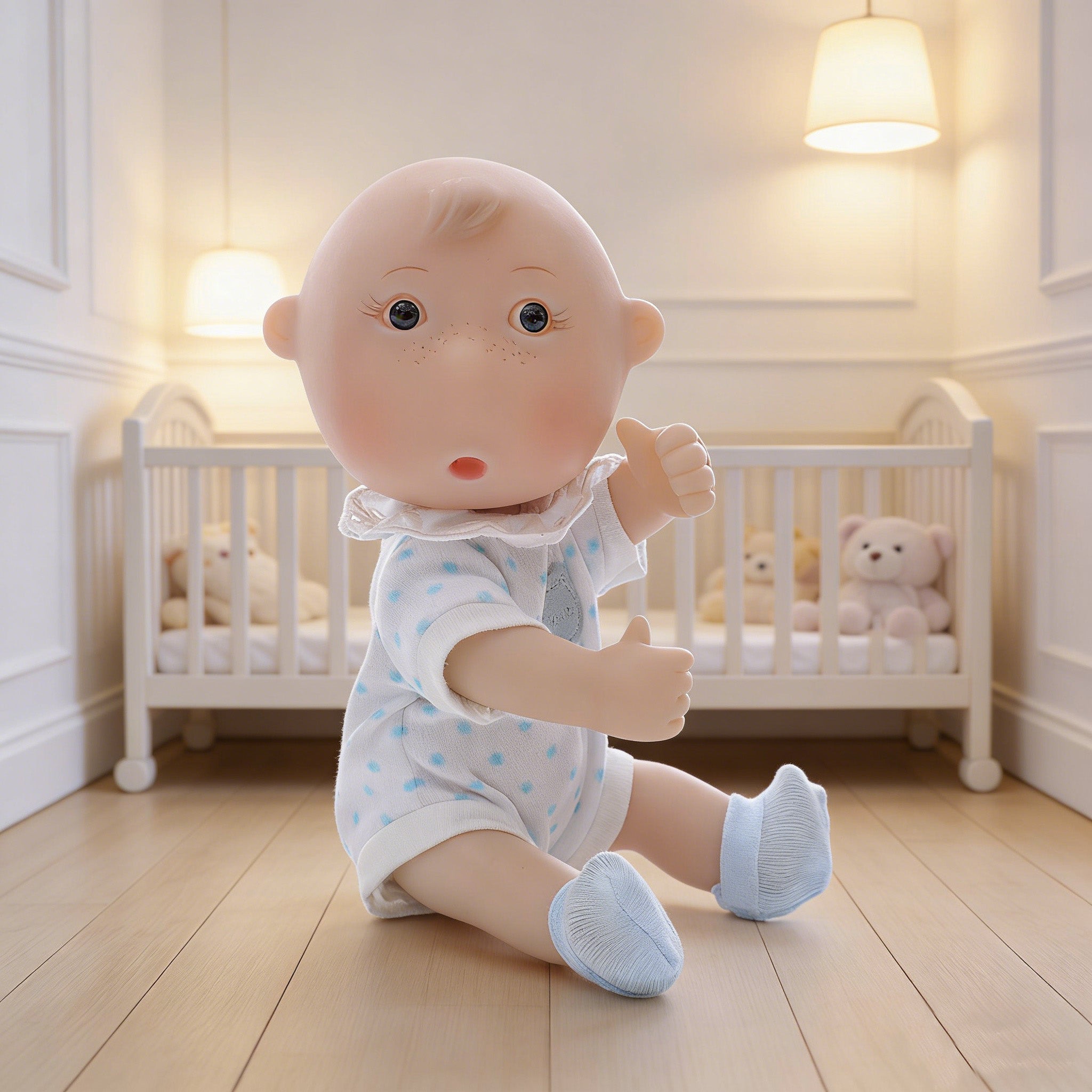 Cloveray 7-inch adorable mini  vinyl doll