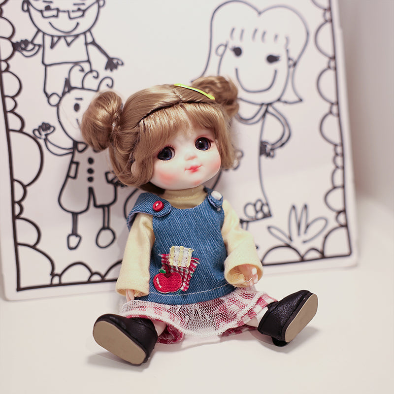 Cloveray 6-Inch Porcelain Doll · Handmade Collectible Edition