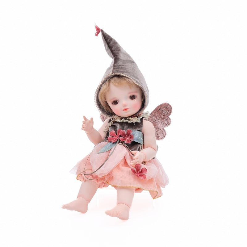Cloveray 20-Inch  Aimee Articulated Doll with Hand-Rooted Curls & Detailed Gown.