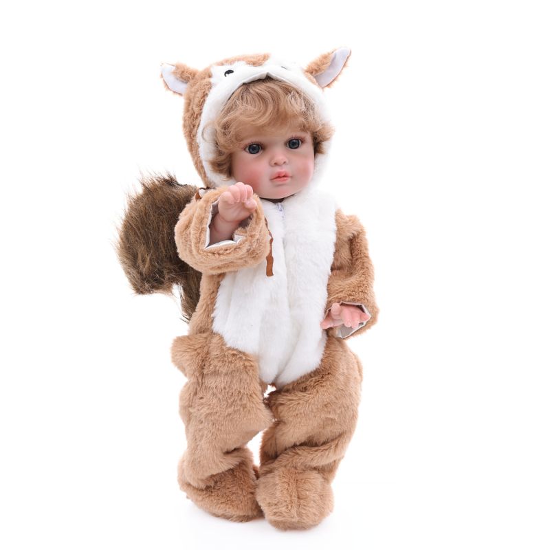 Cloveray 20-inch Reborn Doll Woodland Acorn Jumpsuit
