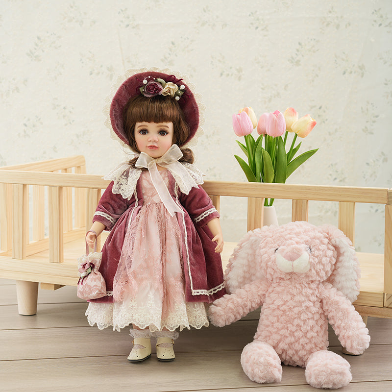 Clveray Antique Bisque Doll