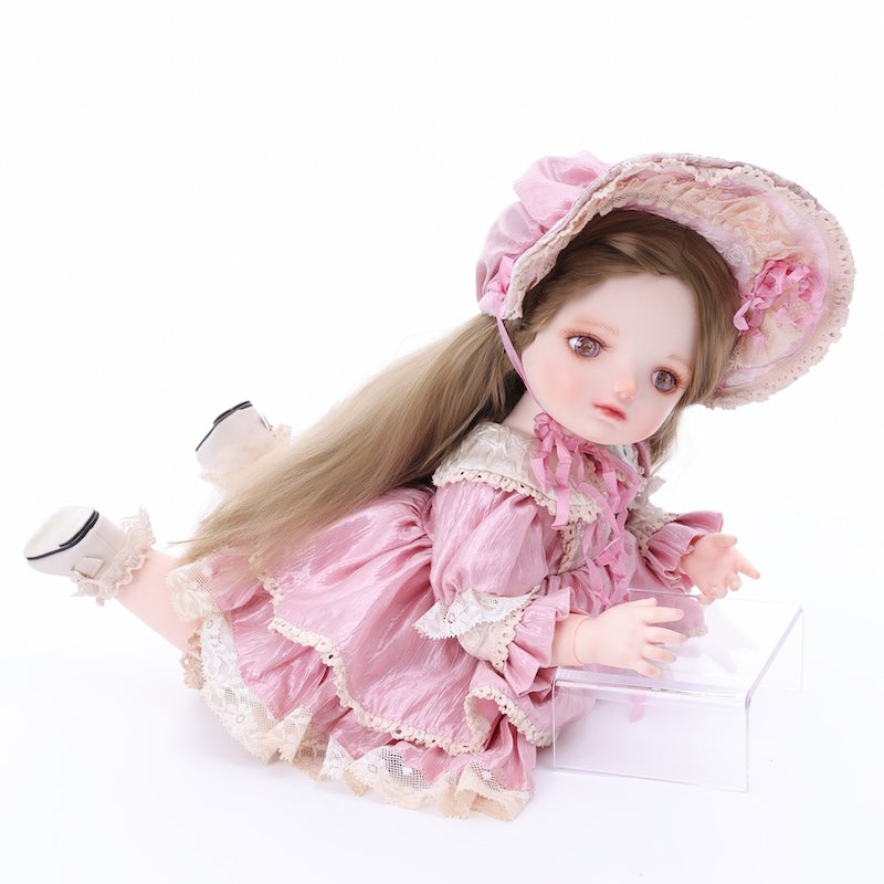 Cloveray 20 inch Adorable Rosette BJD Girl Toddler Doll for Kids Birthday Gift