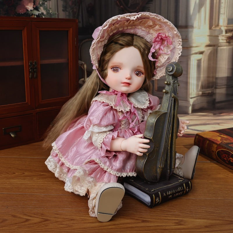 Cloveray 20 inch Adorable Rosette BJD Girl Toddler Doll for Kids Birthday Gift