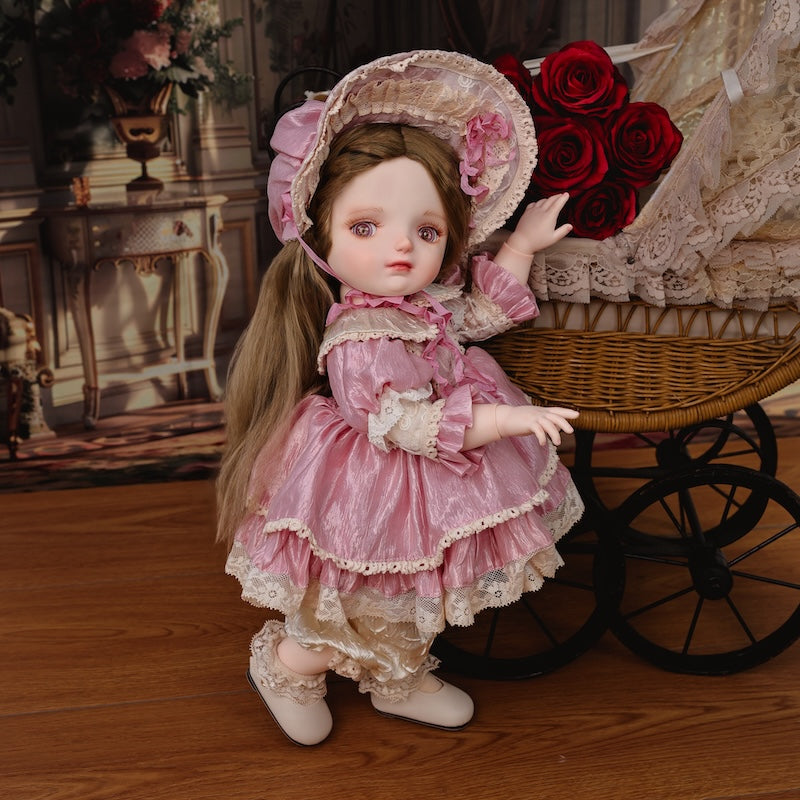 Cloveray 20 inch Adorable Rosette BJD Girl Toddler Doll for Kids Birthday Gift