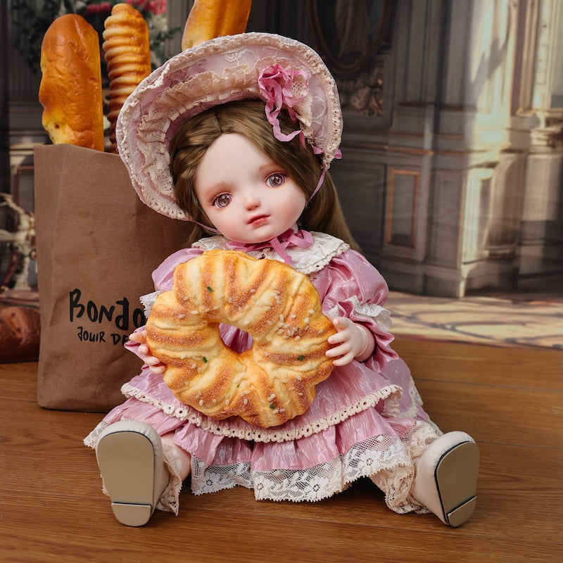Cloveray 20 inch Adorable Rosette BJD Girl Toddler Doll for Kids Birthday Gift