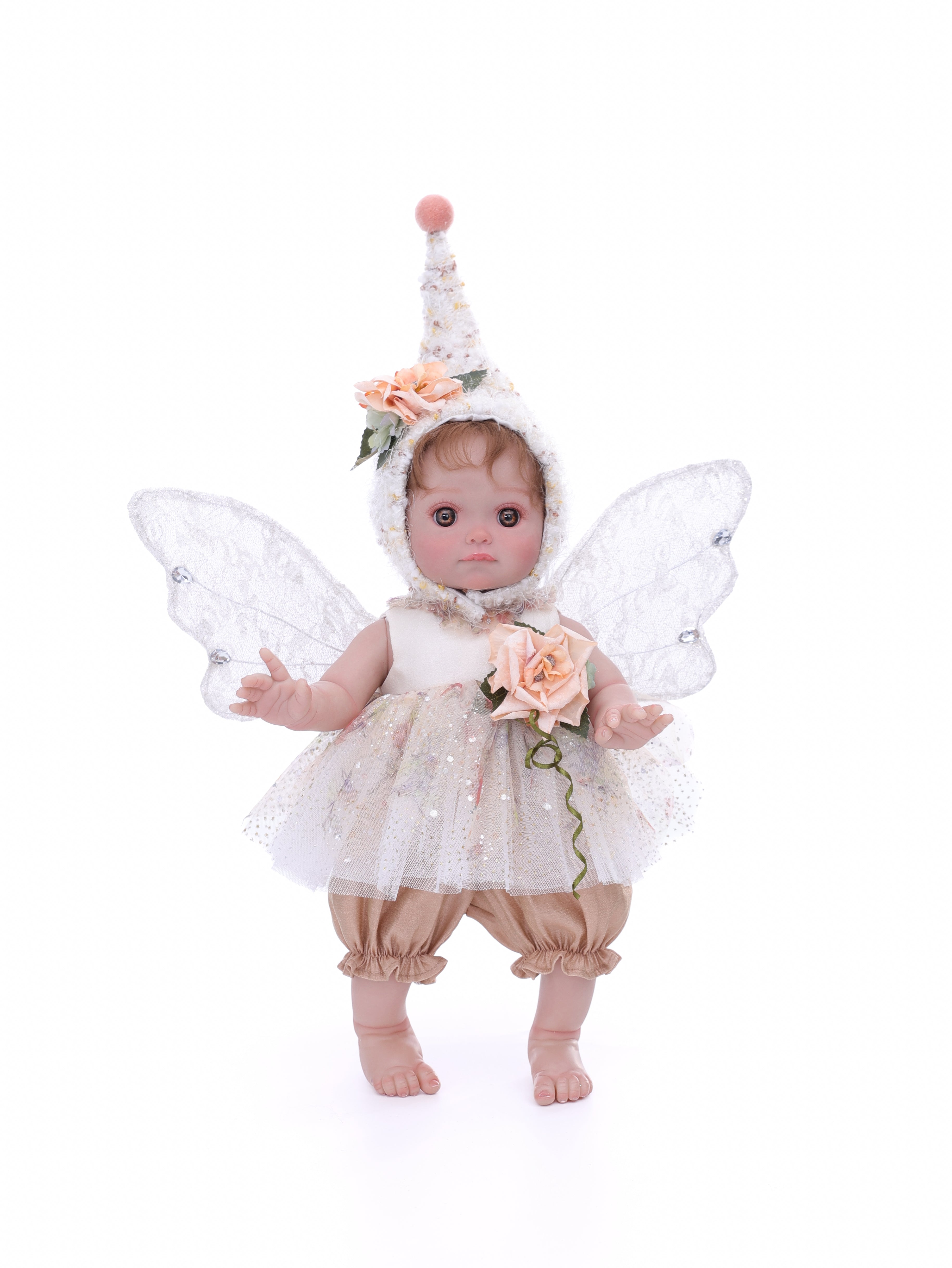 Cloveray 18 inch Little Fairy Realistic Reborn Baby Dolls Clothes