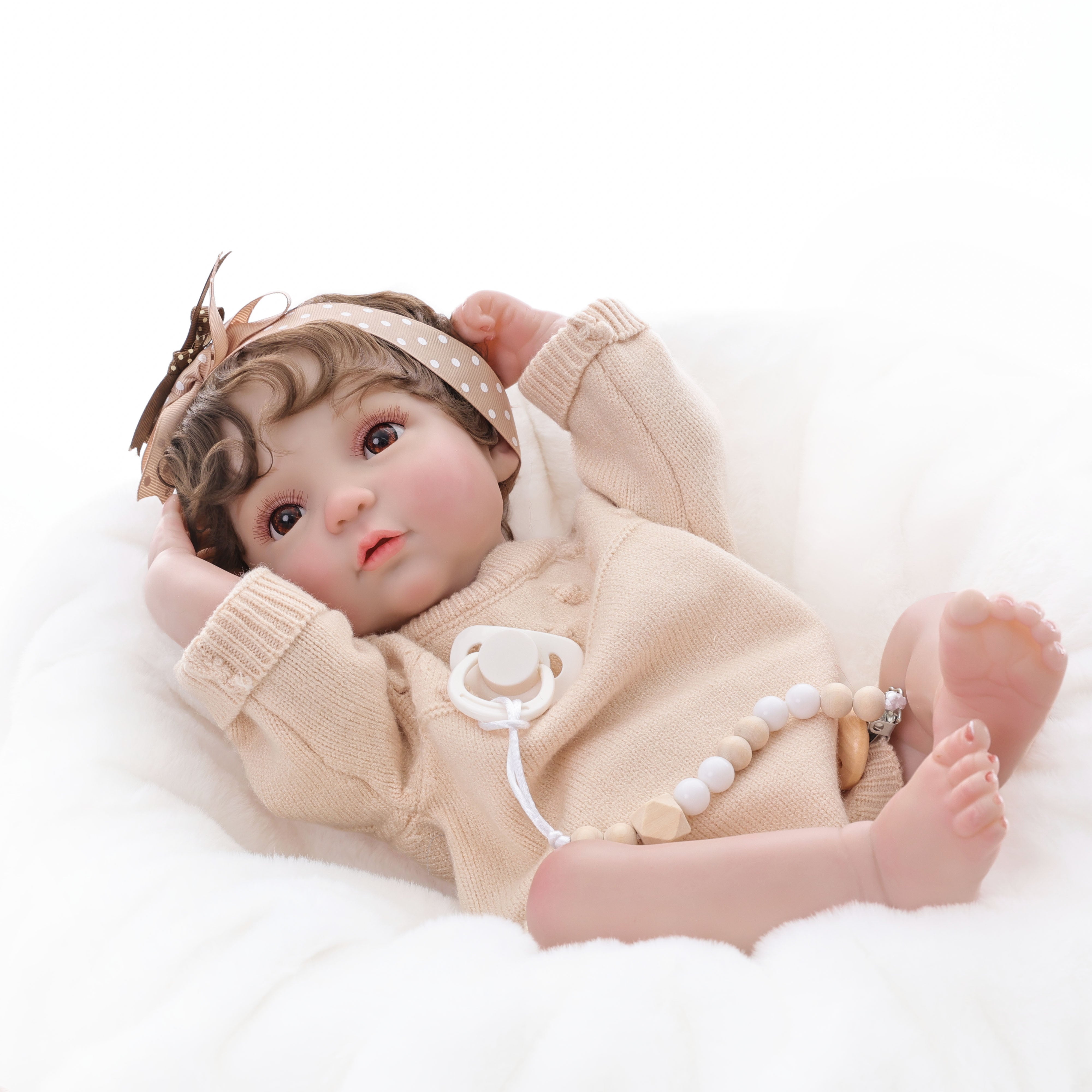 Cloveray 20inch realistic vinyl reborn doll