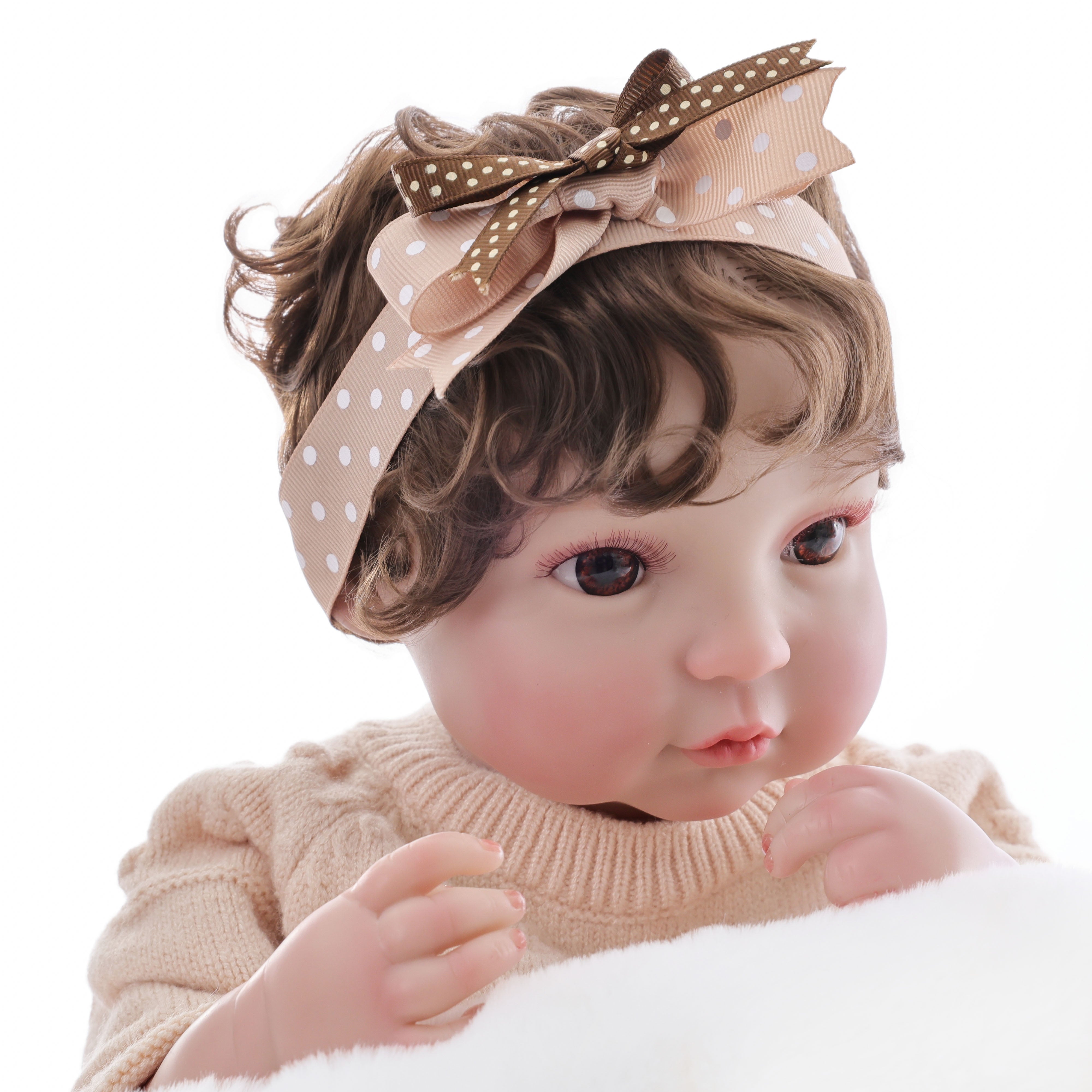 Cloveray 20inch realistic vinyl reborn doll