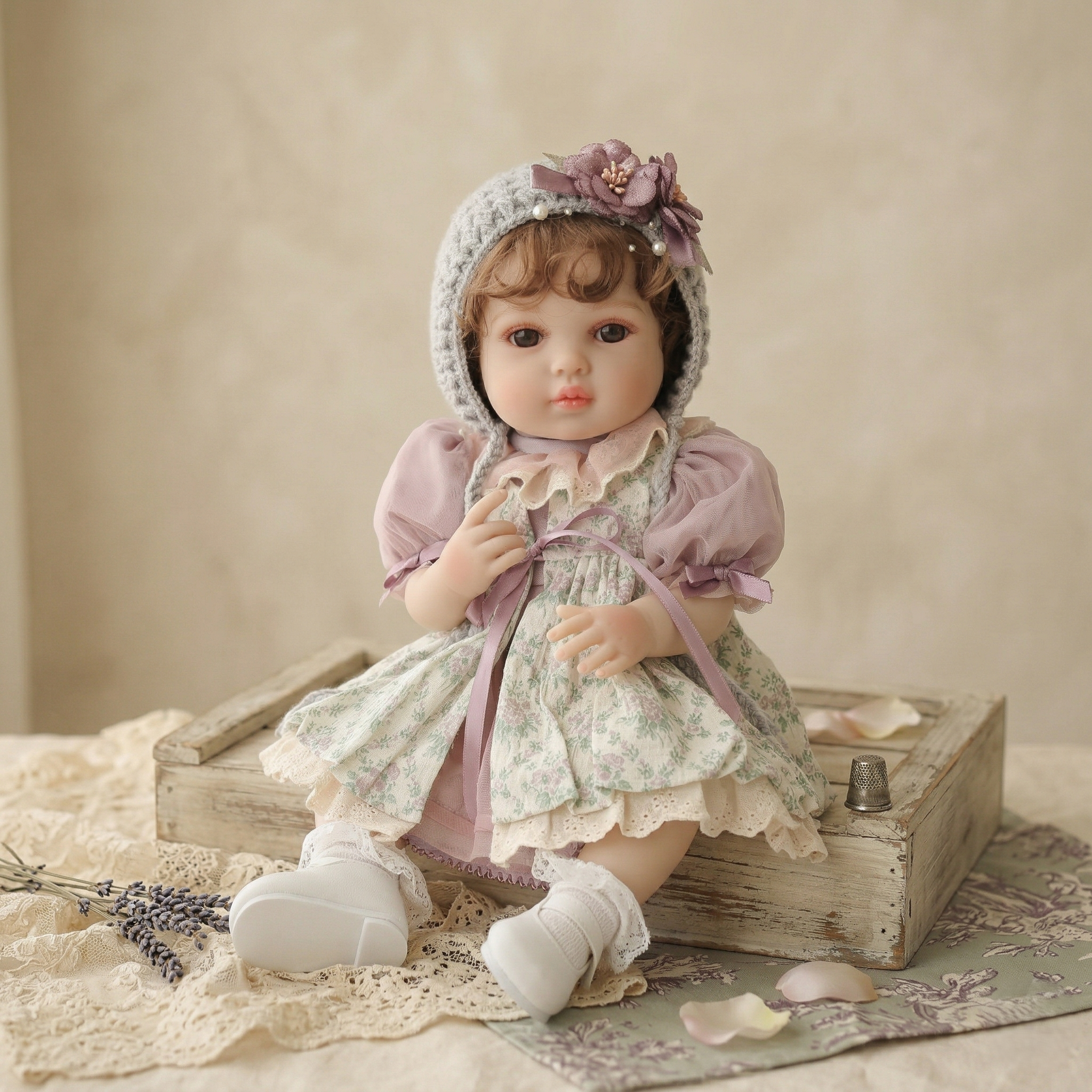 Cloveray 20inch realistic vinyl reborn doll