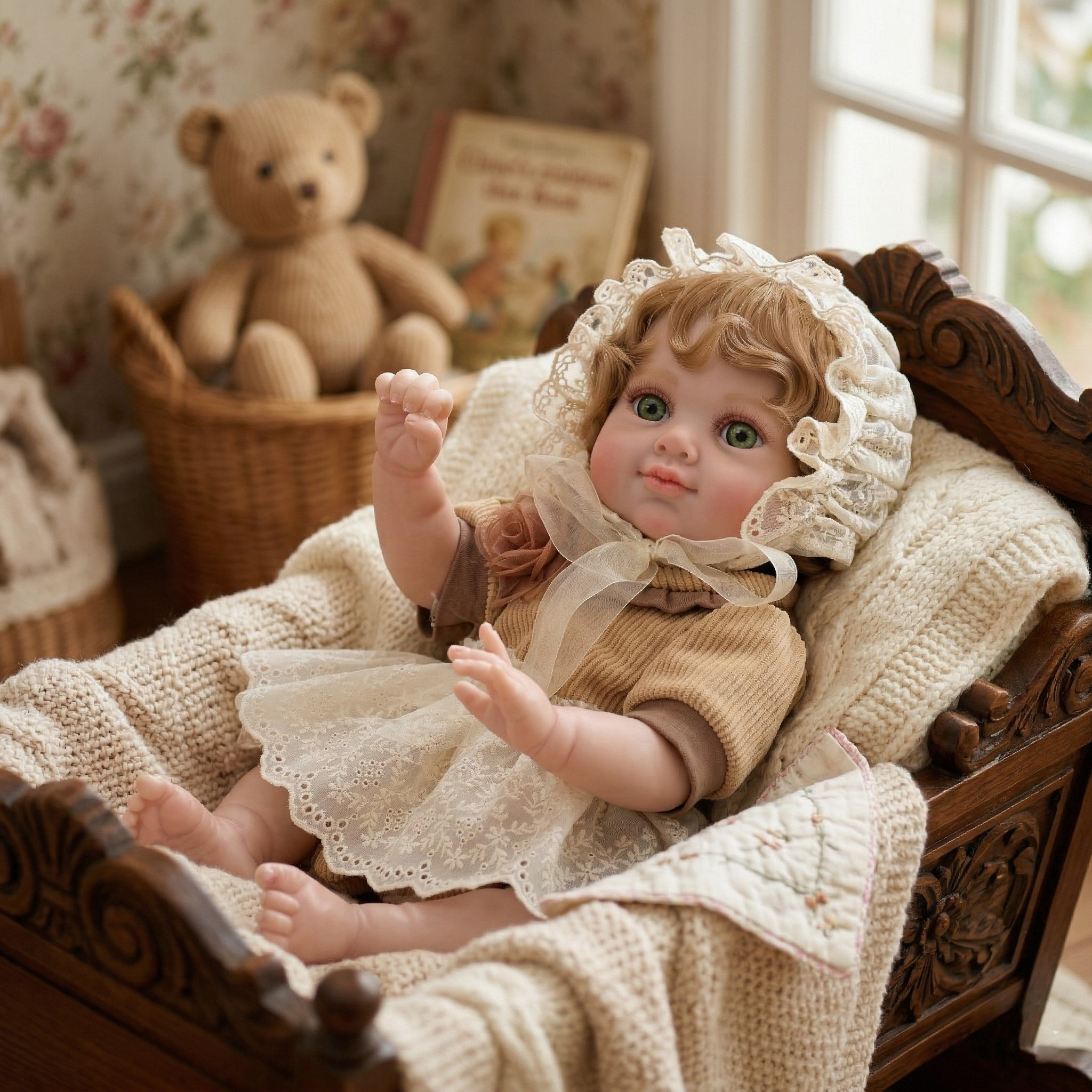 Cloveray 20inch realistic vinyl reborn doll