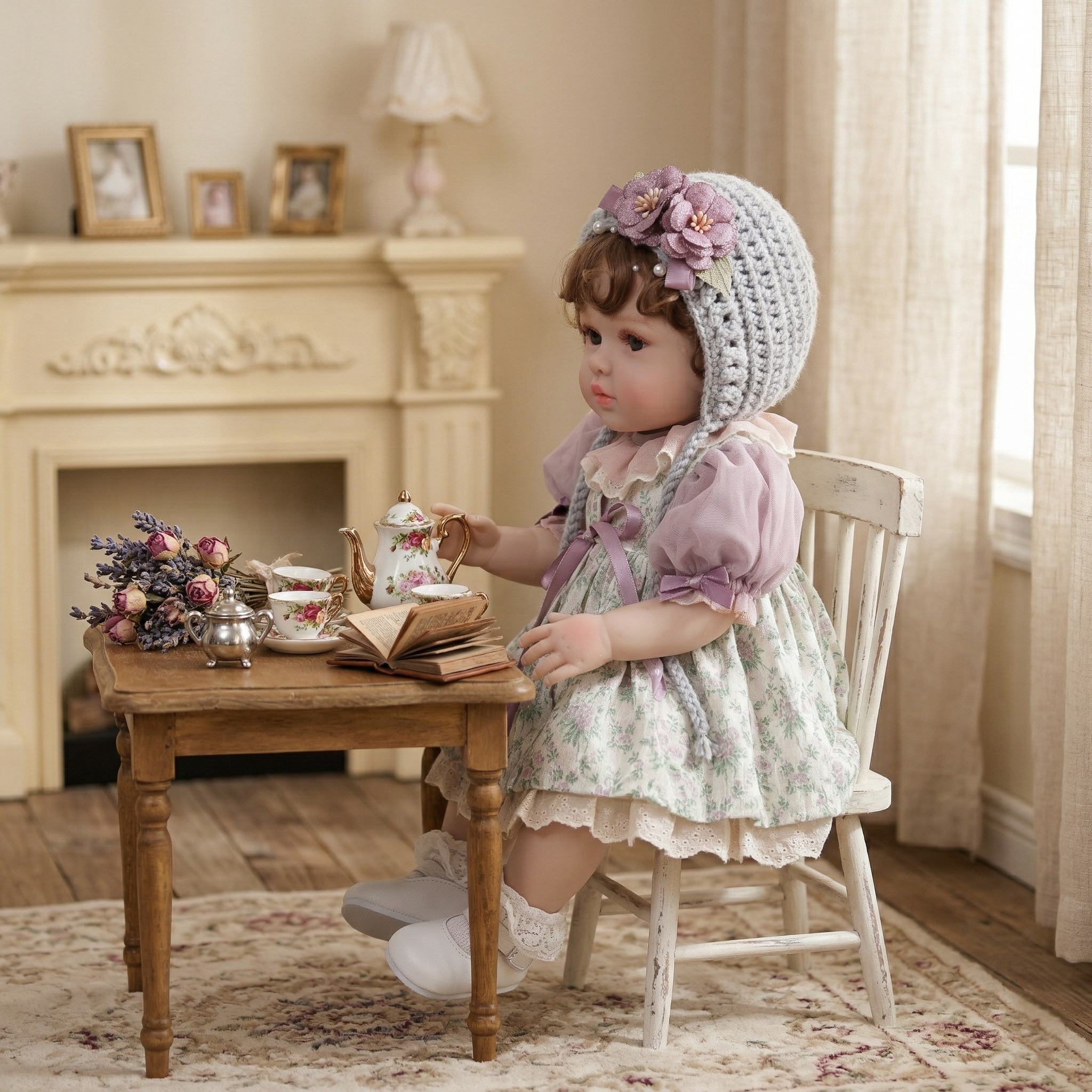 Cloveray 20inch realistic vinyl reborn doll