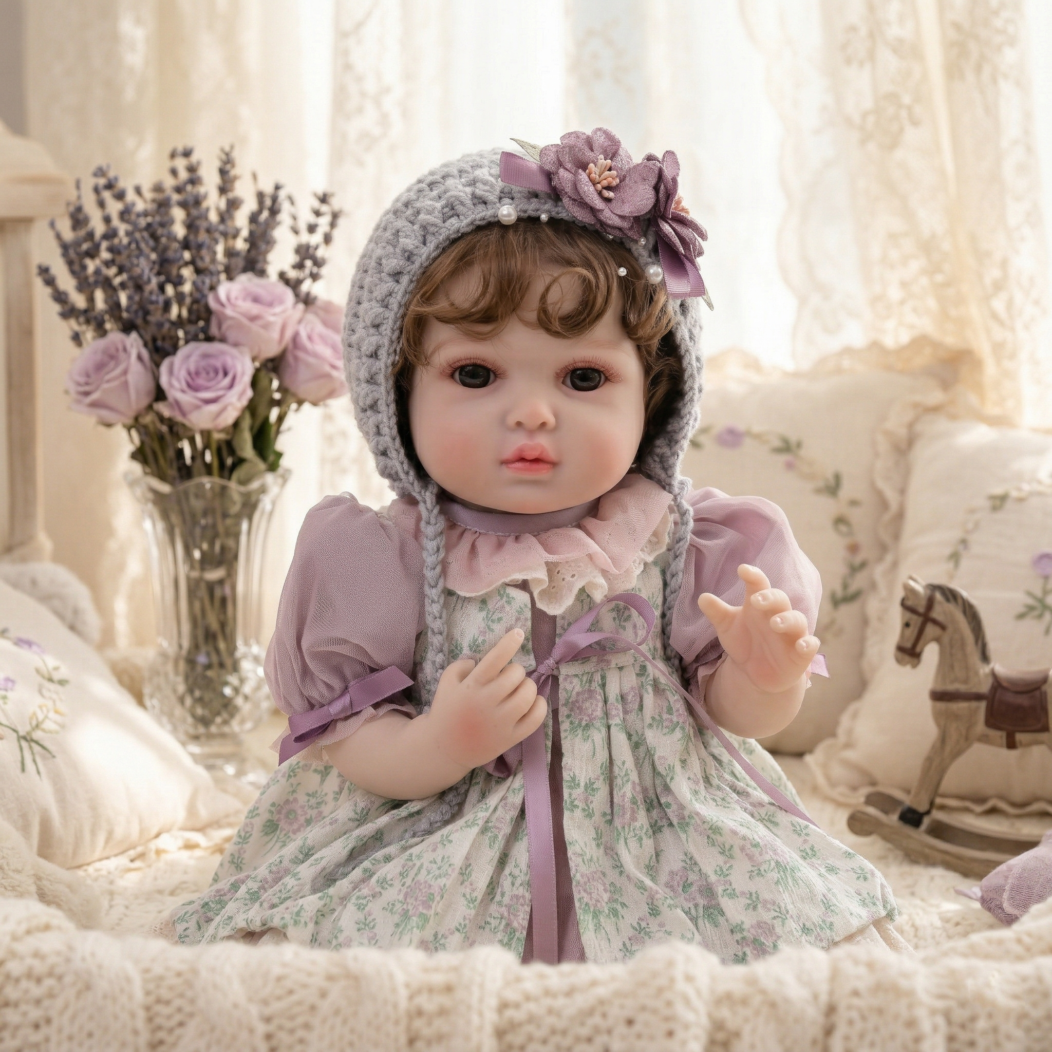 Cloveray 20inch realistic vinyl reborn doll