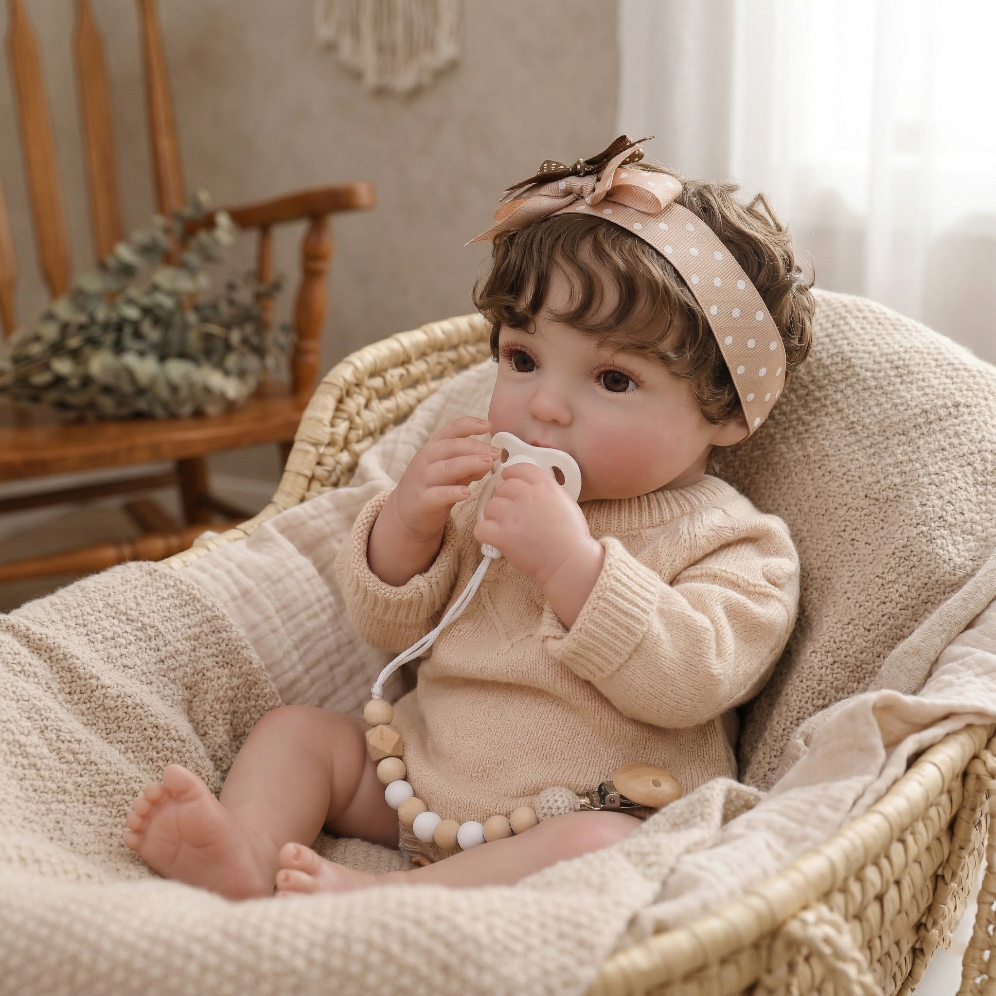 Cloveray 20inch realistic vinyl reborn doll