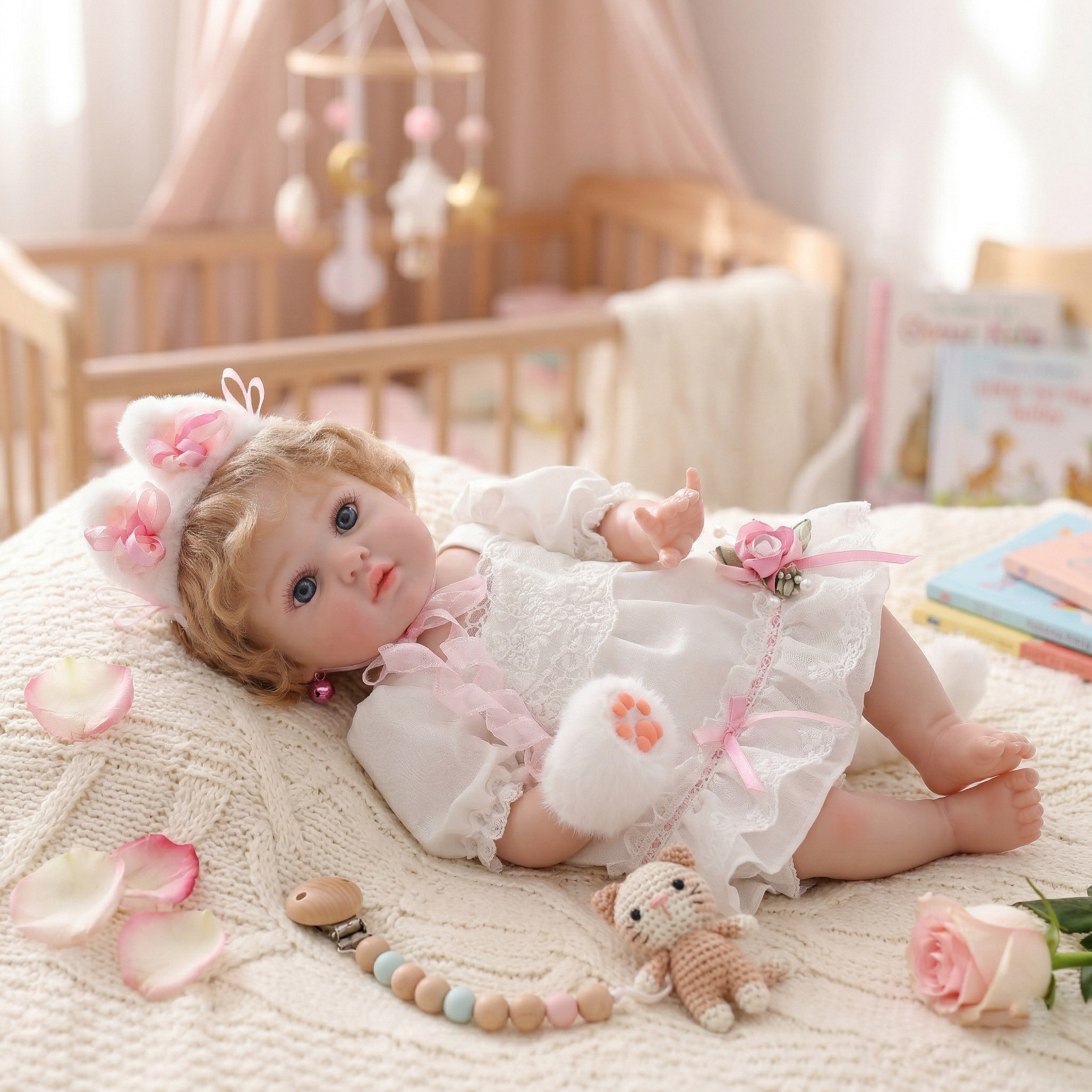 Cloveray 20inch realistic vinyl reborn doll