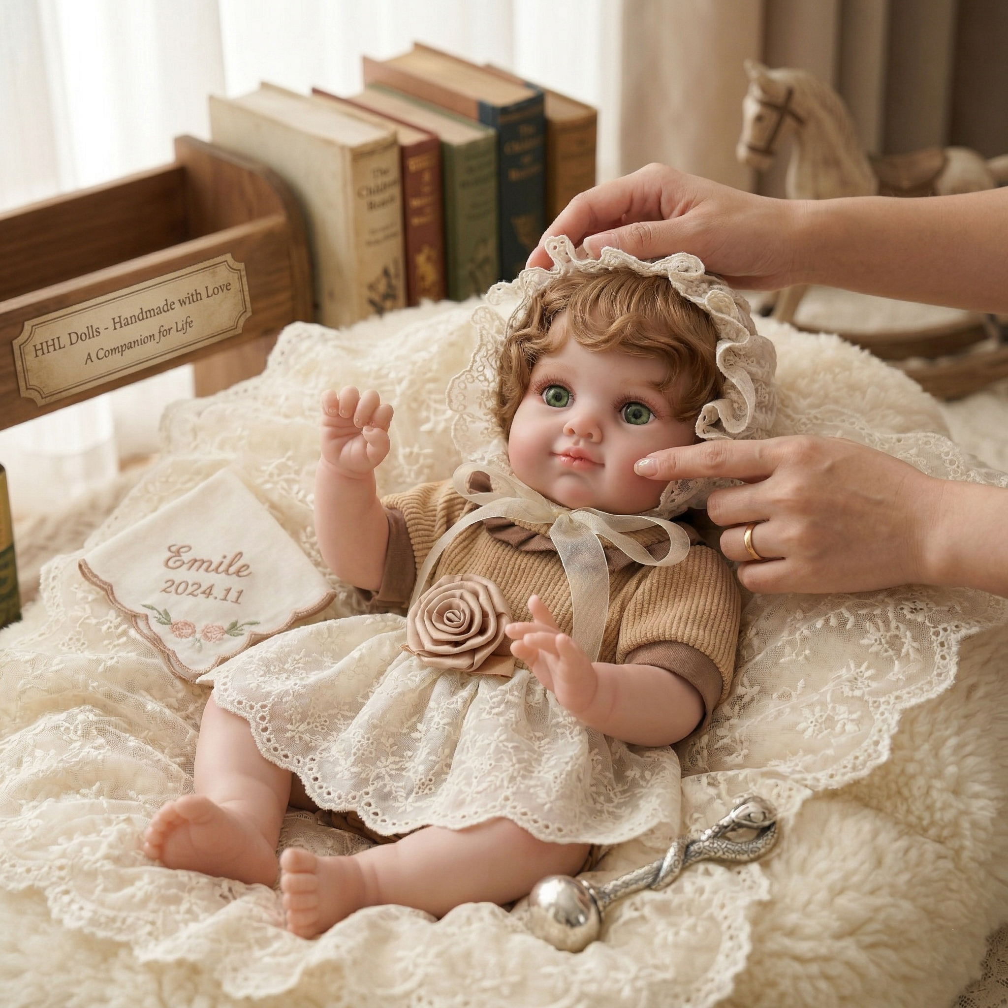 Cloveray 20inch realistic vinyl reborn doll