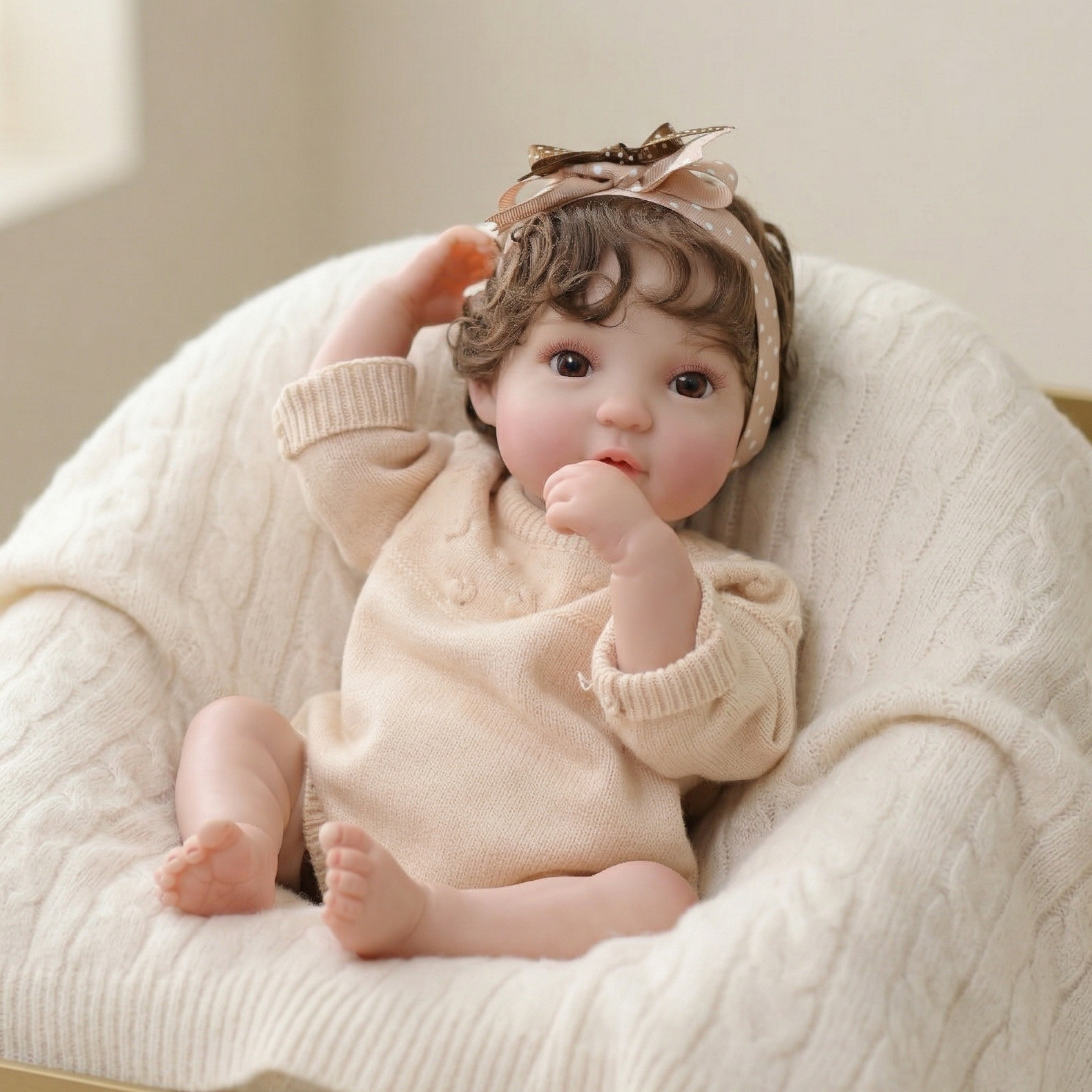 Cloveray 20inch realistic vinyl reborn doll