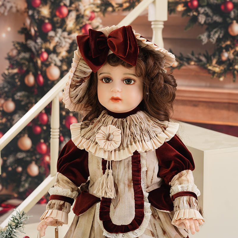 Genuine Fine Bisque Porcelain Doll