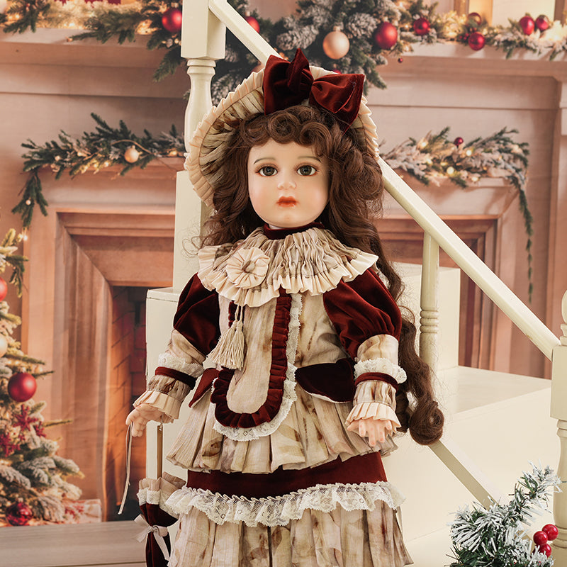 Genuine Fine Bisque Porcelain Doll