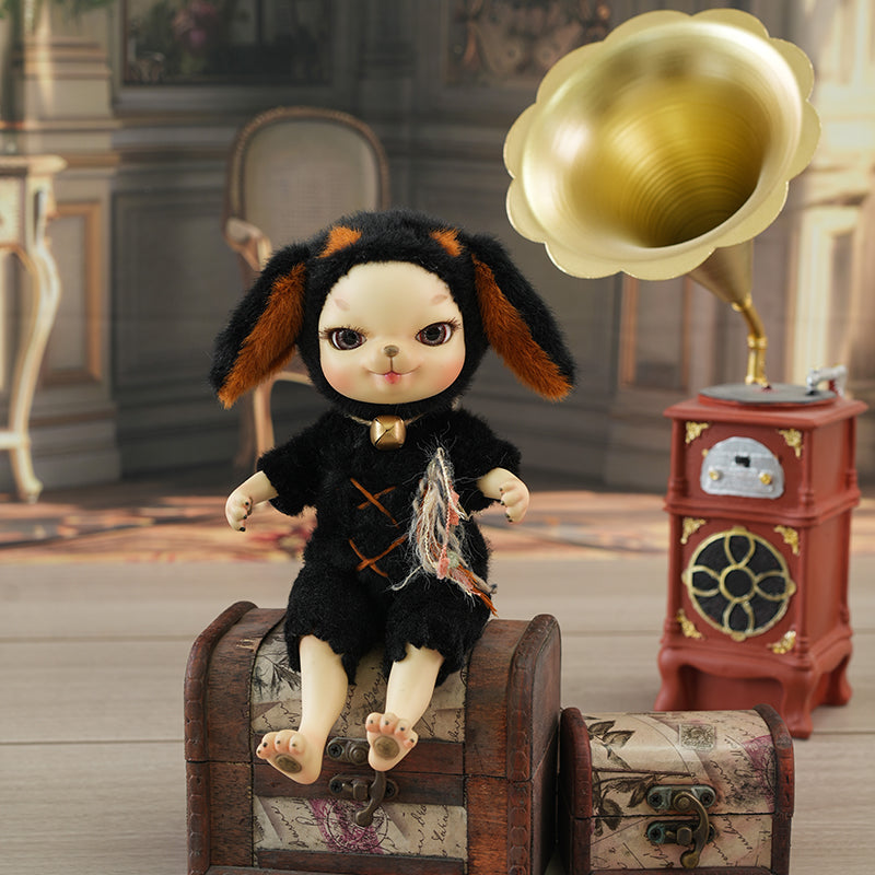Posable Ceramic Puppy Doll BJD