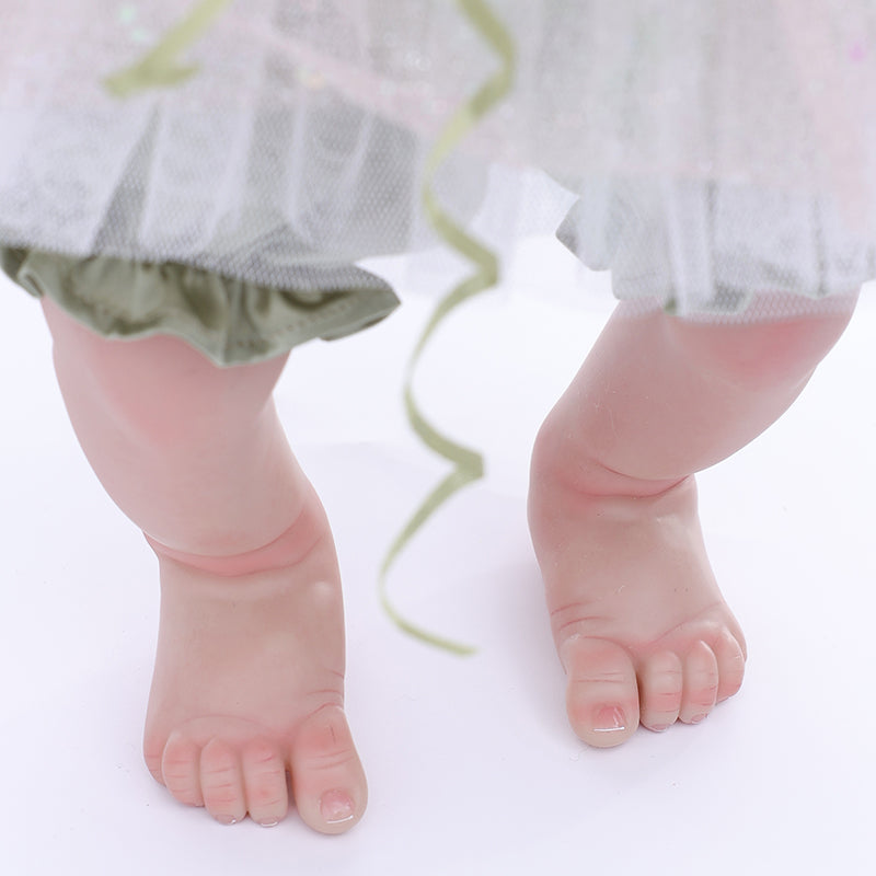 Cloveray 18 Inch Realistic Premium Fairy Reborn Dolls with Pacifier