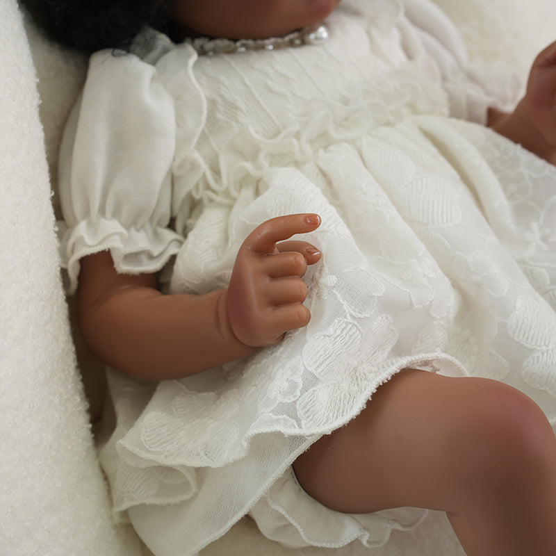Cloveray black reborn baby doll